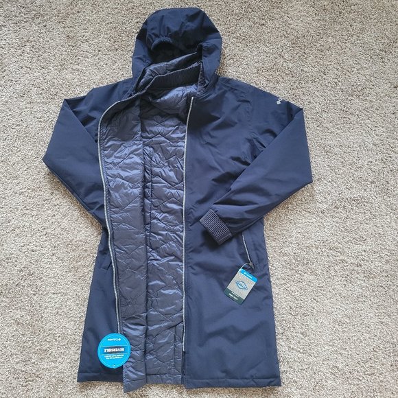 Columbia Hillswest Garden Reversible Blue Jacket Women's Size Small - Picture 3 of 5